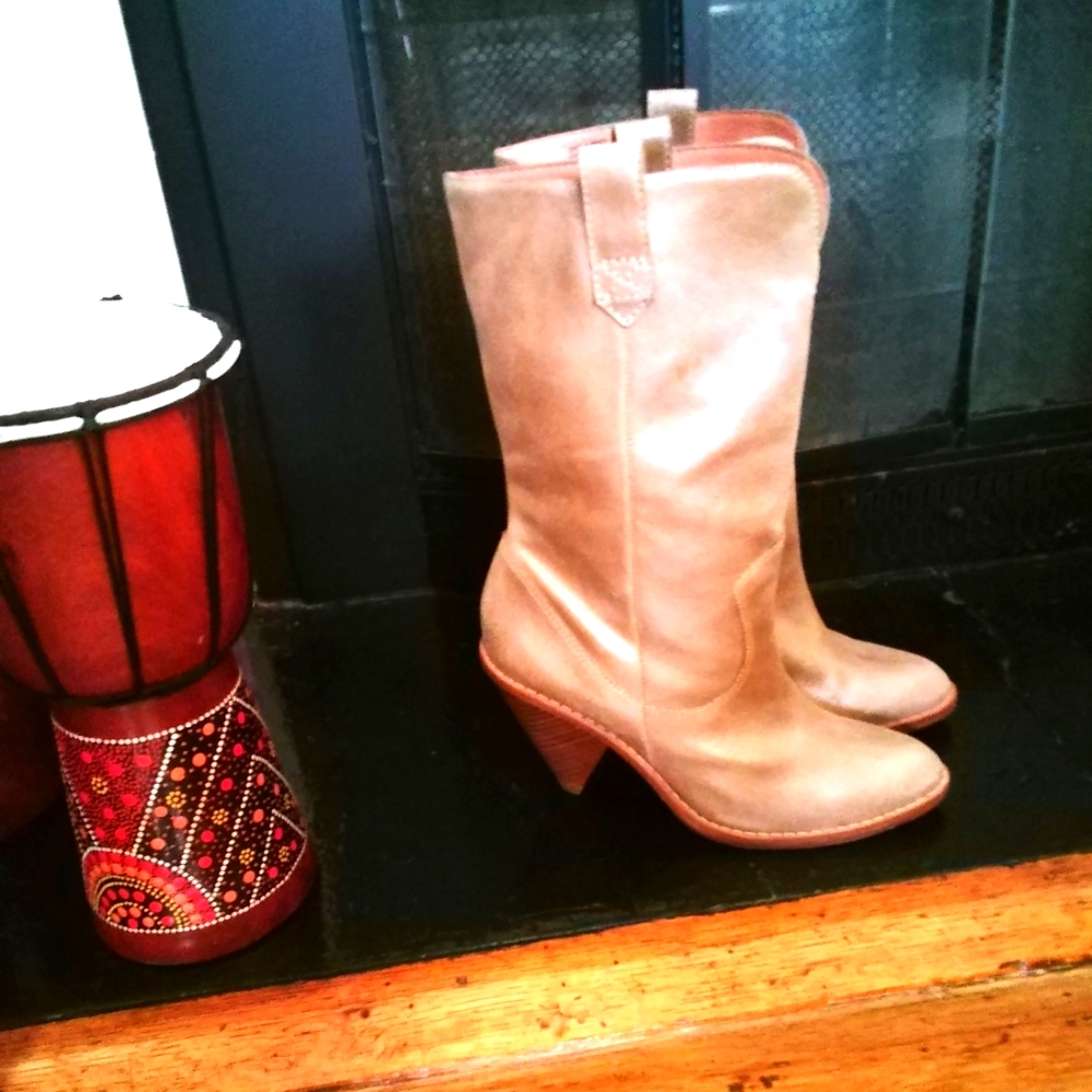 Michael Kors Gold Boots